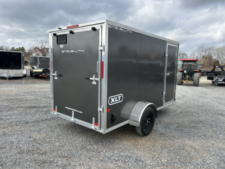 New 2026 ALCOM 6'x12' Aluminum Enclosed Trailer