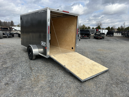 New 2026 ALCOM 6'x12' Aluminum Enclosed Trailer