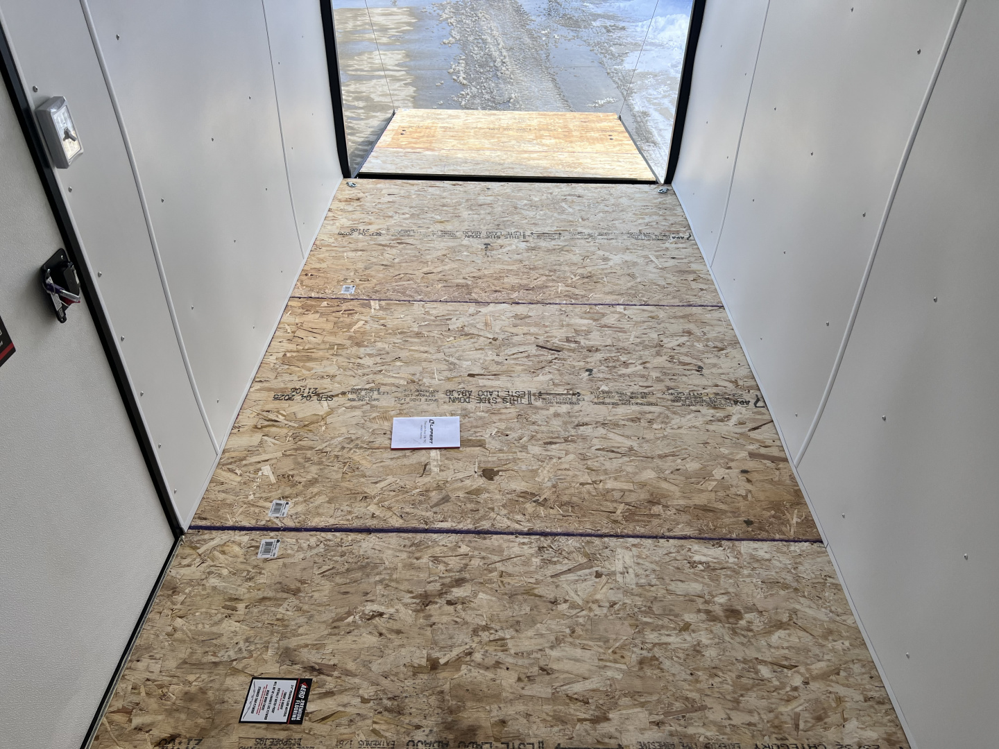 New NEW 2026 AERO 6x12 +2V BLACKOUT Edition, White Interior, QUALITY Enclosed Rear Ramp Cargo Trailer