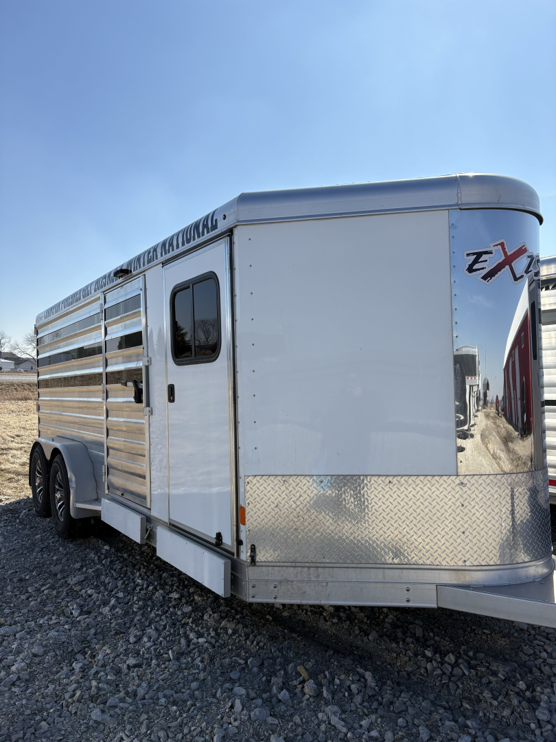 Used 2025 Exiss Trailers 6 Pen 7x16 Low Pro