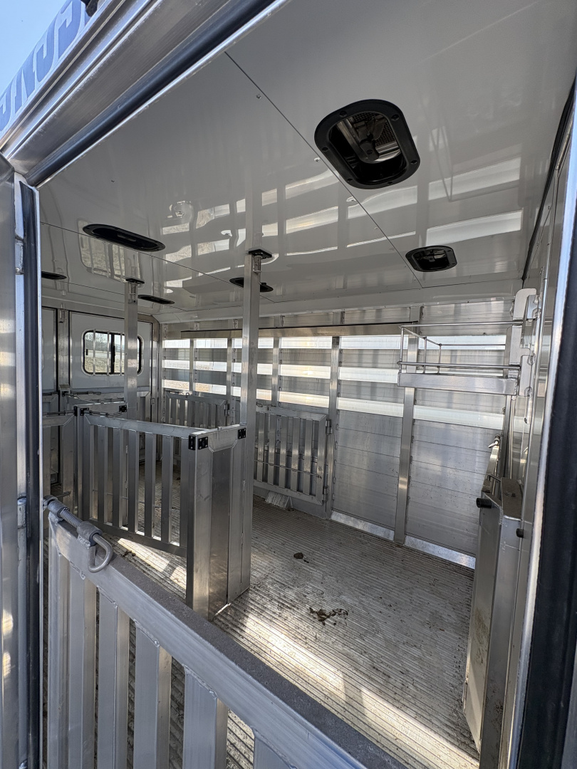 Used 2025 Exiss Trailers 6 Pen 7x16 Low Pro