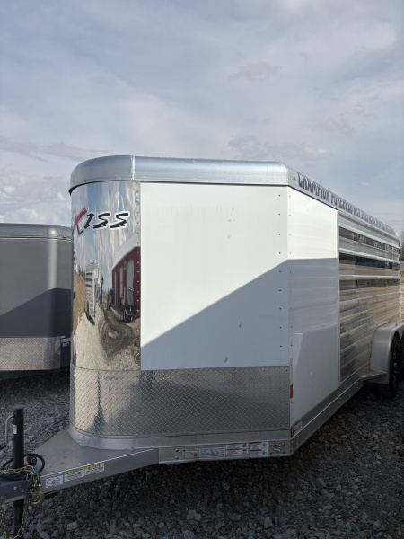 Used 2025 Exiss Trailers 6 Pen 7x16 Low Pro