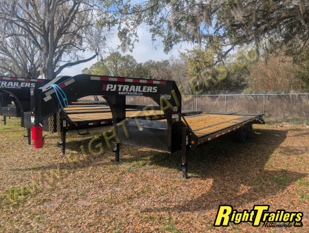 New 2026 PJ Trailers 8.5x25 Gooseneck Equipment Trailer