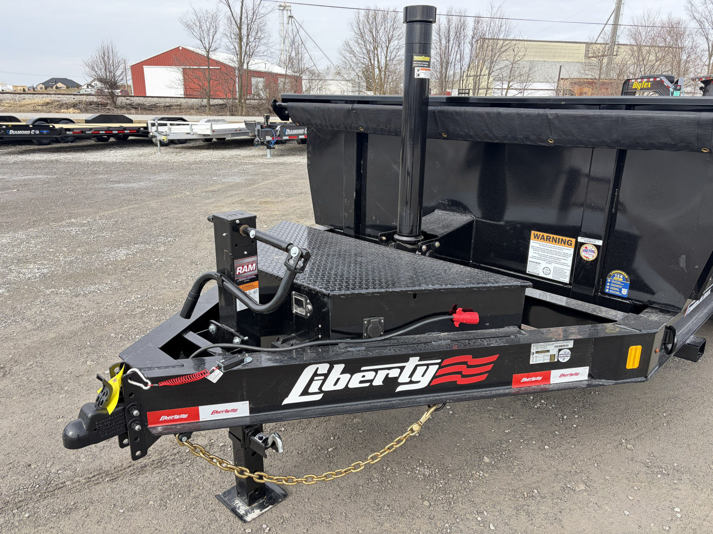 New 2026 Liberty LD16K83X14B8TSFT (83" x 14') 17.5K Telescopic Dump Trailer