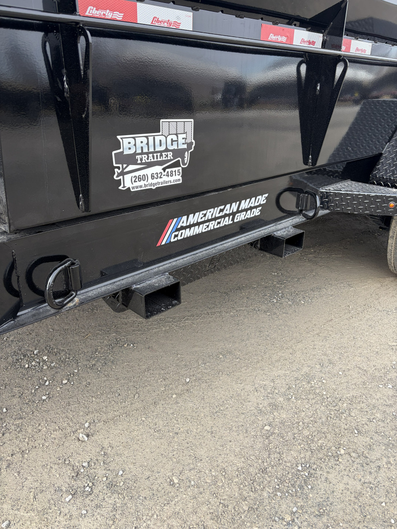 New 2026 Liberty LD16K83X14B8TSFT (83" x 14') 17.5K Telescopic Dump Trailer