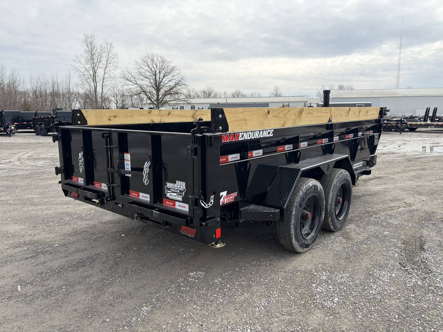 New 2026 Liberty LD16K83X14B8TSFT (83" x 14') 17.5K Telescopic Dump Trailer