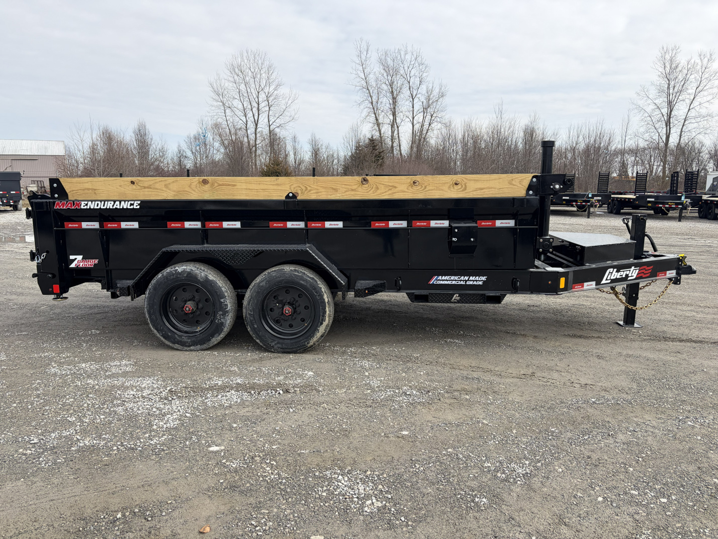 New 2026 Liberty LD16K83X14B8TSFT (83" x 14') 17.5K Telescopic Dump Trailer