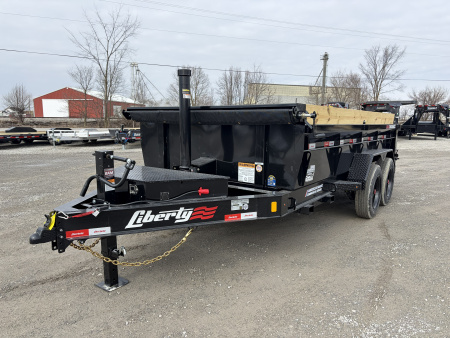 New 2026 Liberty LD16K83X14B8TSFT (83" x 14') 17.5K Telescopic Dump Trailer