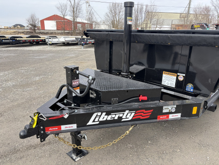 New 2026 Liberty LD16K83X14B8TSFT (83" x 14') 17.5K Telescopic Dump Trailer