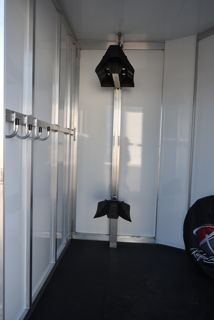 New 2026 Kiefer Manufacturing KRS Straight 2H/BP Horse Trailer