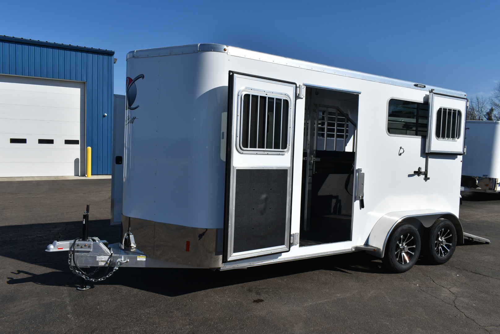 New 2026 Kiefer Manufacturing KRS Straight 2H/BP Horse Trailer