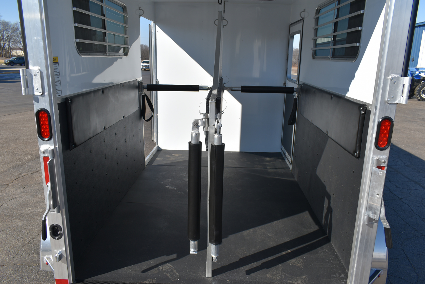 New 2026 Kiefer Manufacturing KRS Straight 2H/BP Horse Trailer