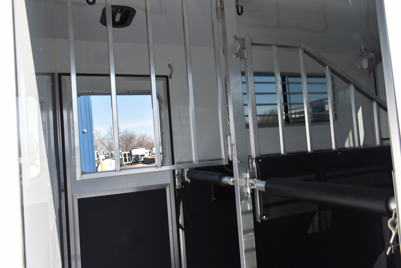 New 2026 Kiefer Manufacturing KRS Straight 2H/BP Horse Trailer