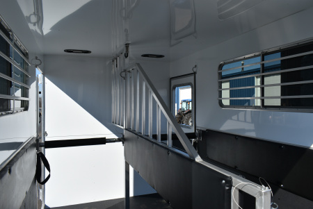 New 2026 Kiefer Manufacturing KRS Straight 2H/BP Horse Trailer