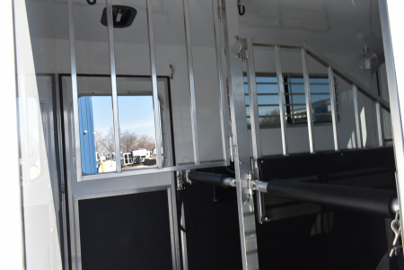 New 2026 Kiefer Manufacturing KRS Straight 2H/BP Horse Trailer