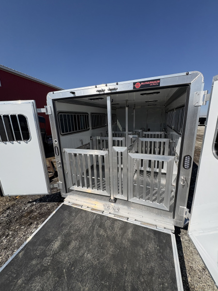 New 2026 Frontier Trailers 6 Pen Stock Low Pro 7x16 Stock / Stock Combo Trailer