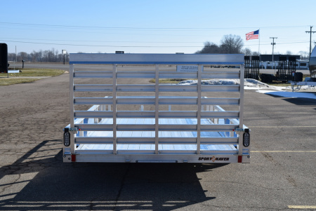 New 2026 Sport Haven 7x14 Aluminum Utility Trailer