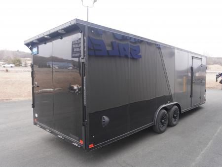 New 2026 Discovery Trailers 8.5x24+5'V Snowmobile Trailer