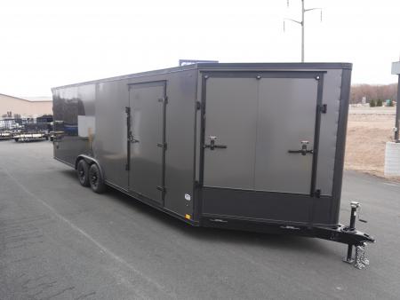 New 2026 Discovery Trailers 8.5x24+5'V Snowmobile Trailer
