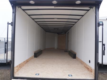 New 2026 Discovery Trailers 8.5x24+5'V Snowmobile Trailer