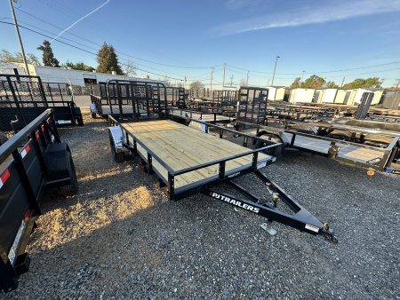 New 2026 PJ Trailers U7 77X14 Utility Trailer