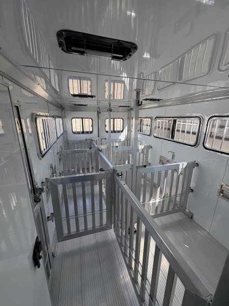 New 2026 Frontier Trailers 6 Pen Stock Low Pro 7x16 Stock / Stock Combo Trailer