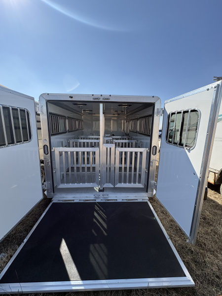 New 2026 Frontier Trailers 6 Pen Stock Low Pro 7x16 Stock / Stock Combo Trailer