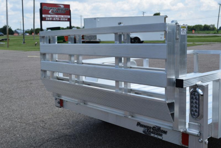 New SPORT HAVEN 5x8 DELUXE SERIES UTILITY TRAILER w/ BI-FOLD RAMP GATE