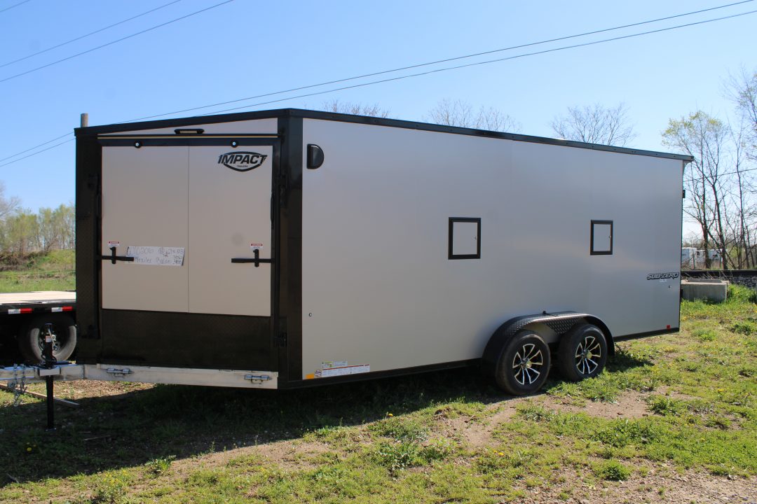 New 2026 Impact Trailers 7X23 WITH 7' INTERIOR HEIGHT STOCK ID 6108 Snowmobile Trailer