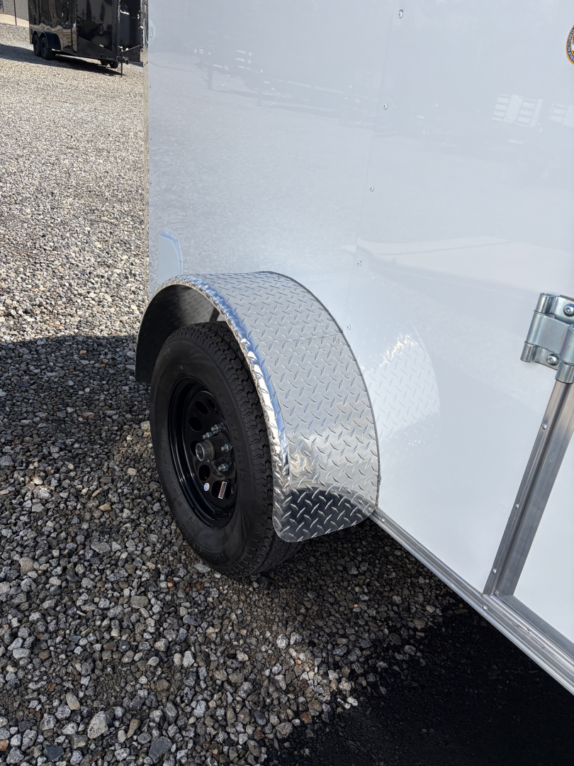 New 2026 Spartan 5X8 Pro-Series Enclosed Trailer, Side Door, Barlock, Polycor, Stabledeck