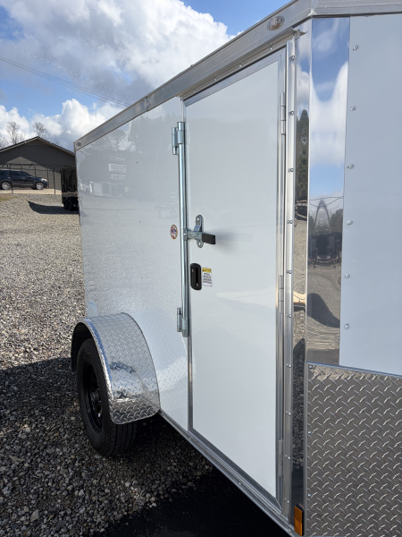 New 2026 Spartan 5X8 Pro-Series Enclosed Trailer, Side Door, Barlock, Polycor, Stabledeck