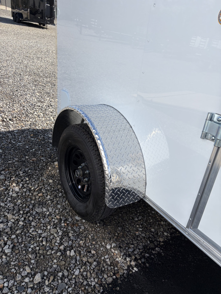 New 2026 Spartan 5X8 Pro-Series Enclosed Trailer, Side Door, Barlock, Polycor, Stabledeck