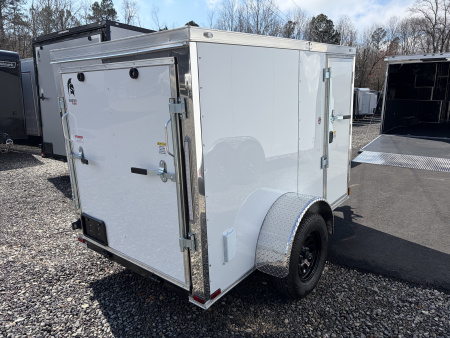 New 2026 Spartan 5X8 Pro-Series Enclosed Trailer, Side Door, Barlock, Polycor, Stabledeck