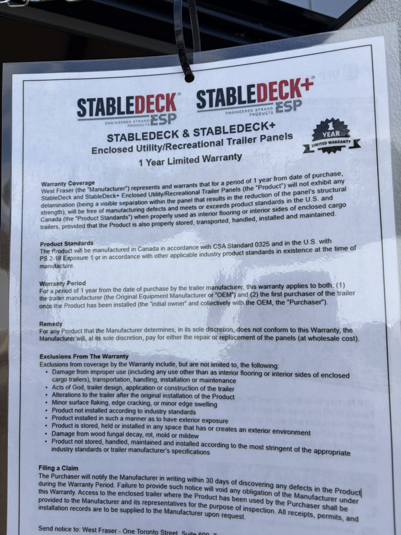 New 2026 Spartan 8.5x20 Enclosed Trailer, Pro-Series, 14K GVWR Big Package, 12" On Center Frame, 94" Wide Opening Heavy Duty Ramp Door