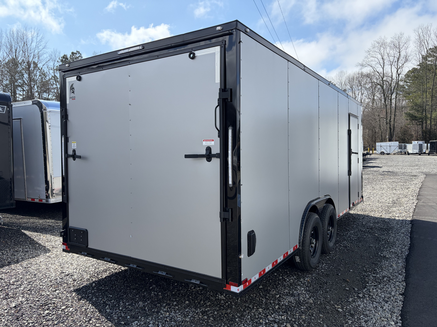 New 2026 Spartan 8.5x20 Enclosed Trailer, Pro-Series, 14K GVWR Big Package, 12" On Center Frame, 94" Wide Opening Heavy Duty Ramp Door