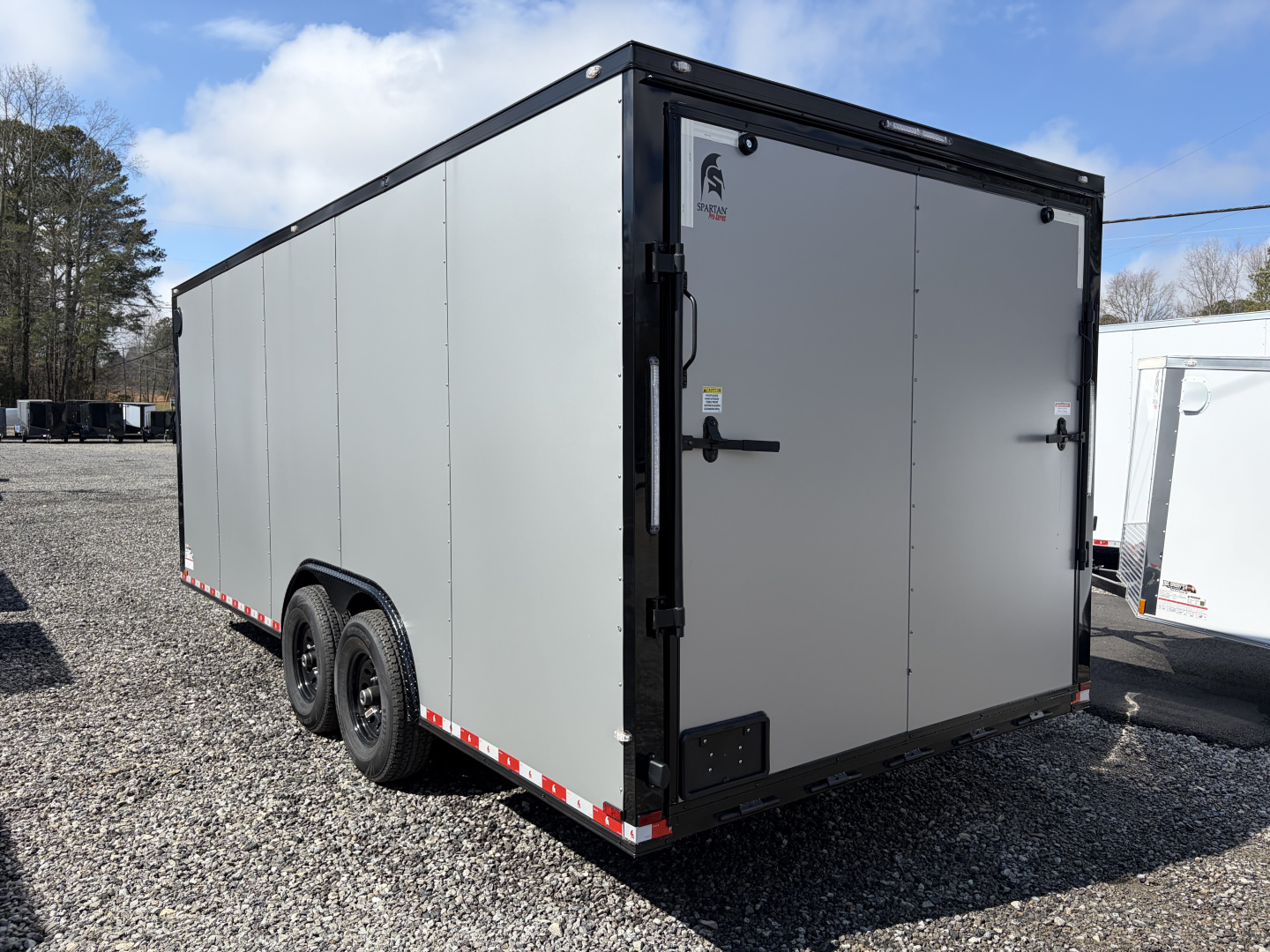 New 2026 Spartan 8.5x20 Enclosed Trailer, Pro-Series, 14K GVWR Big Package, 12" On Center Frame, 94" Wide Opening Heavy Duty Ramp Door