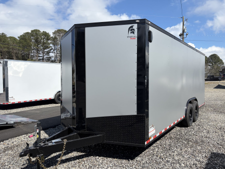 New 2026 Spartan 8.5x20 Enclosed Trailer, Pro-Series, 14K GVWR Big Package, 12" On Center Frame, 94" Wide Opening Heavy Duty Ramp Door