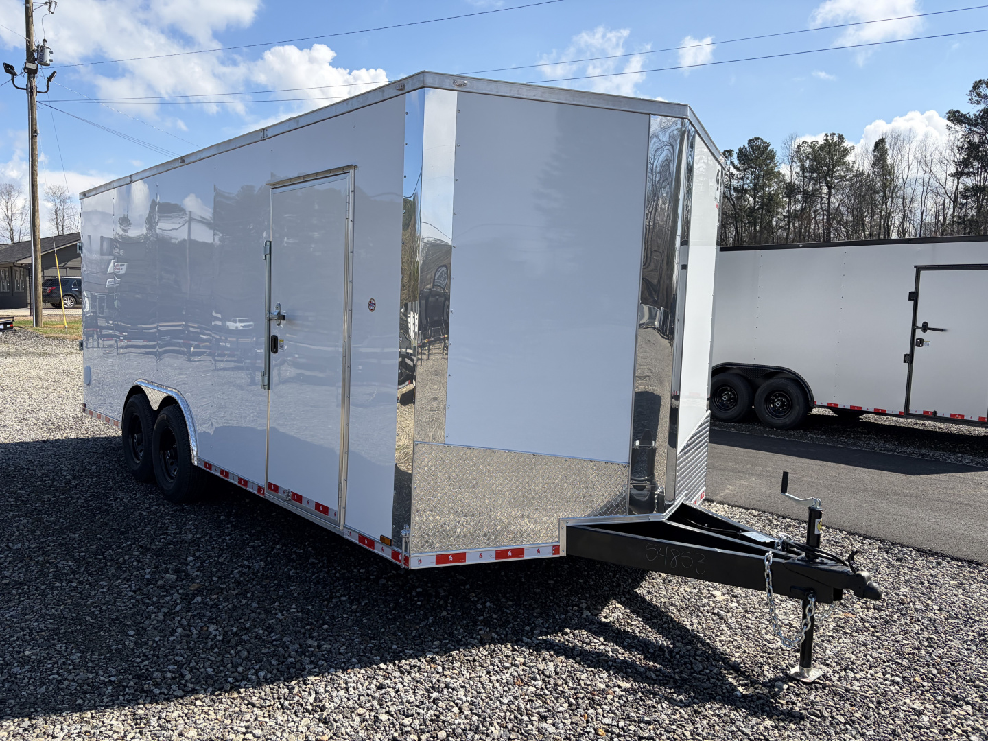 New 2026 Spartan 8.5x20 Enclosed Trailer, Pro-Series, 14K GVWR Big Package, 12" On Center Frame, 94" Wide Heavy Duty Ramp Door
