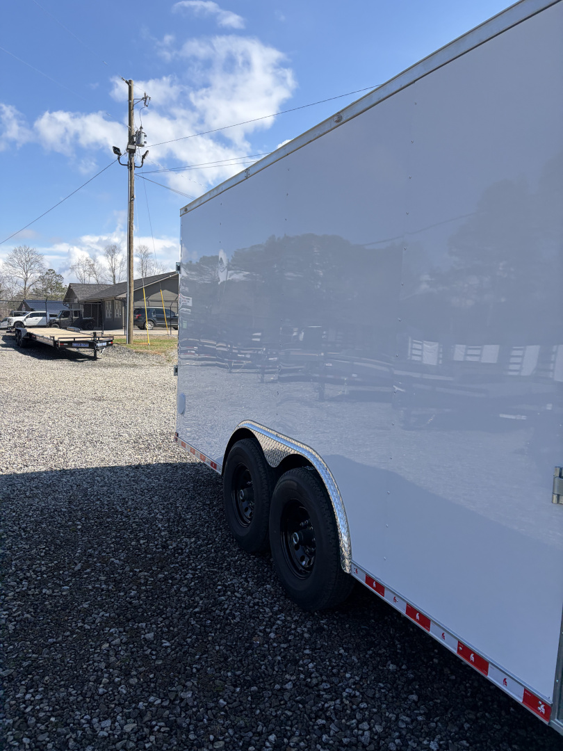 New 2026 Spartan 8.5x20 Enclosed Trailer, Pro-Series, 14K GVWR Big Package, 12" On Center Frame, 94" Wide Heavy Duty Ramp Door