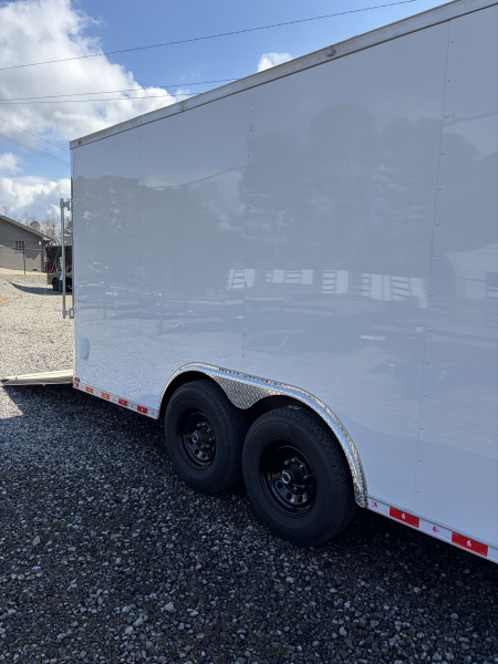 New 2026 Spartan 8.5x20 Enclosed Trailer, Pro-Series, 14K GVWR Big Package, 12" On Center Frame, 94" Wide Heavy Duty Ramp Door