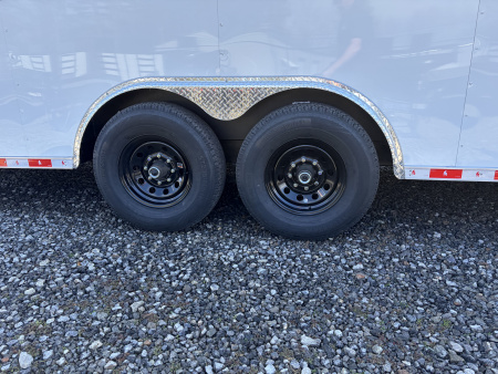 New 2026 Spartan 8.5x20 Enclosed Trailer, Pro-Series, 14K GVWR Big Package, 12" On Center Frame, 94" Wide Heavy Duty Ramp Door