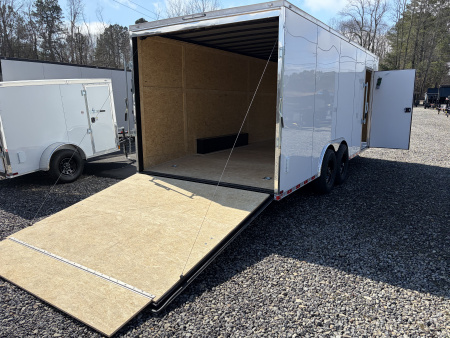 New 2026 Spartan 8.5x20 Enclosed Trailer, Pro-Series, 14K GVWR Big Package, 12" On Center Frame, 94" Wide Heavy Duty Ramp Door