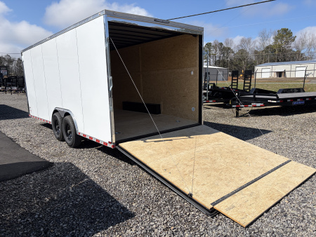 New 2026 Spartan 8.5x20 Enclosed Trailer, Pro-Series, 14K GVWR Big Package, 12" On Center Frame, 94" Wide Heavy Duty Ramp Door