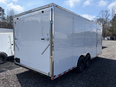 New 2026 Spartan 8.5x20 Enclosed Trailer, Pro-Series, 14K GVWR Big Package, 12" On Center Frame, 94" Wide Heavy Duty Ramp Door