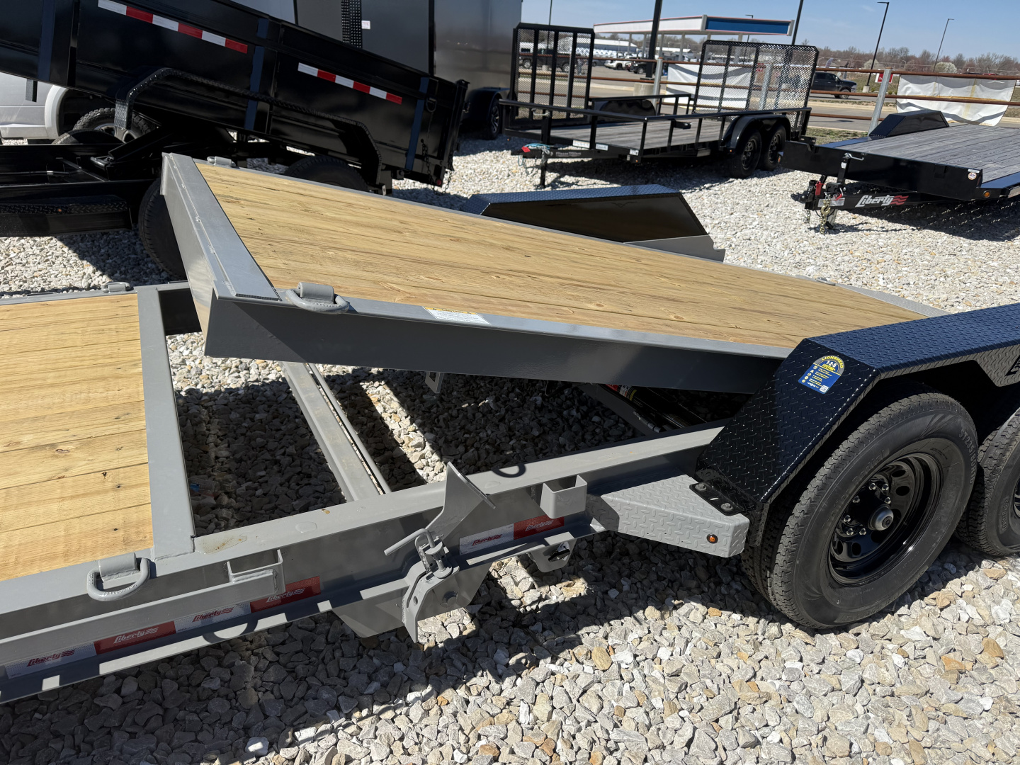 New 2026 Liberty LT14K83X22 Tilt Trailer 7KS GRAY B/O