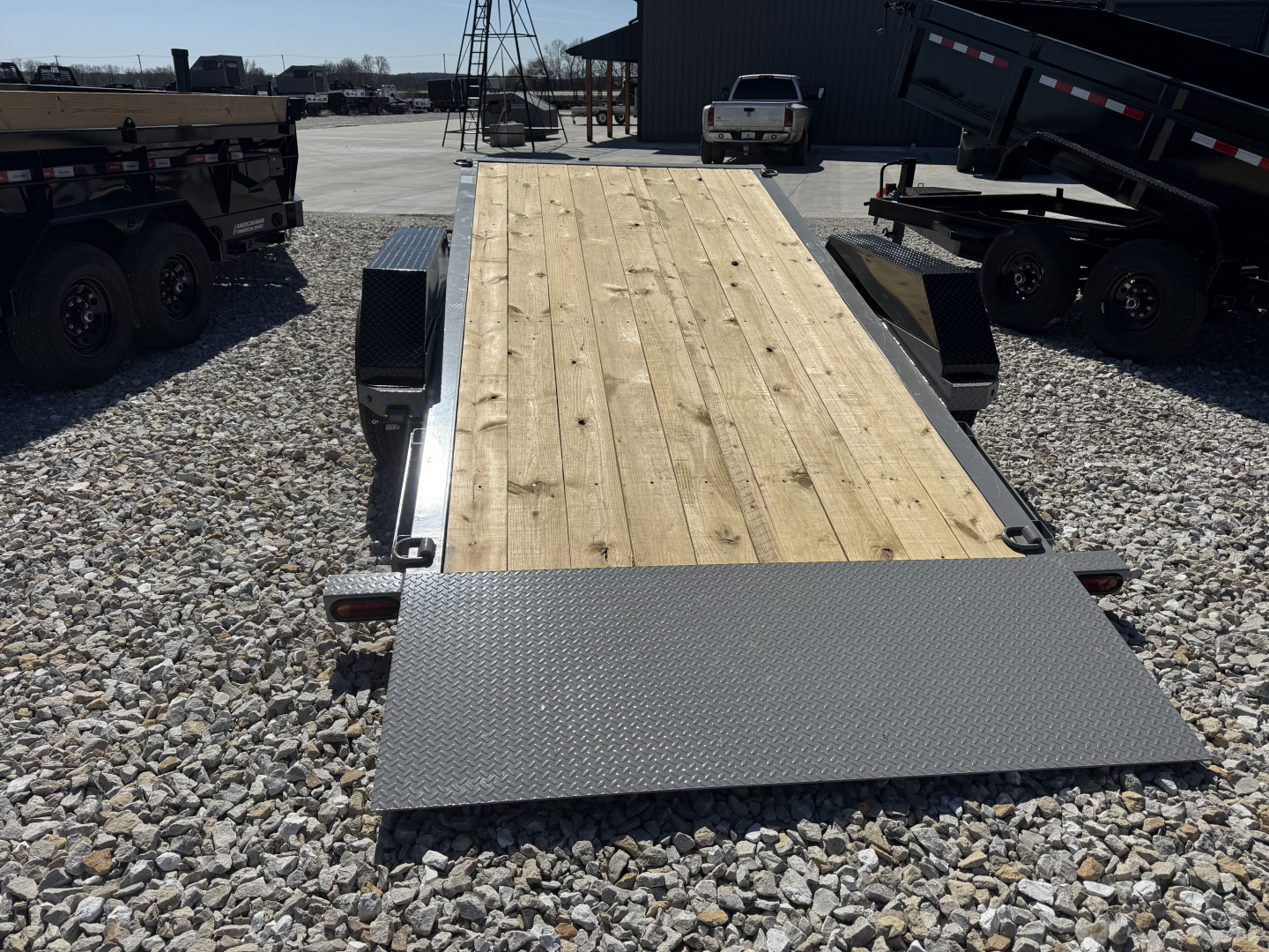 New 2026 Liberty LT14K83X22 Tilt Trailer 7KS GRAY B/O