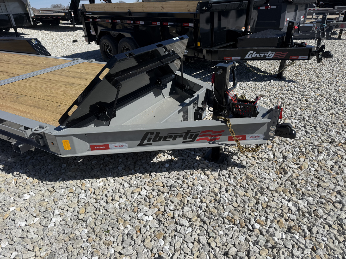 New 2026 Liberty LT14K83X22 Tilt Trailer 7KS GRAY B/O