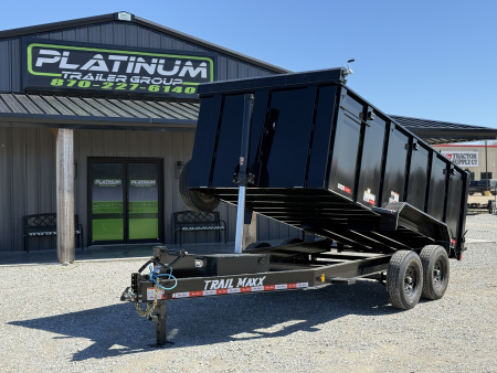 New 2026 Trail Maxx 83X14X4 HIGH SIDE TELESCOPIC 14K GVWR Dump Trailer