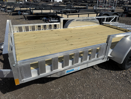 New 2026 Cargo Pro Aluminum Utility Trailer 16' Side Rail Ramps