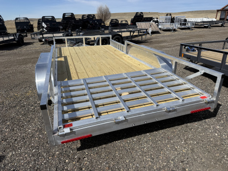 New 2026 Cargo Pro Aluminum Utility Trailer 16' Side Rail Ramps